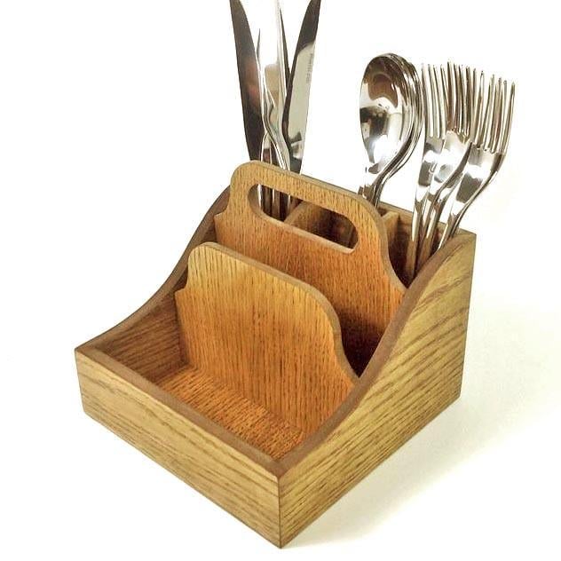 Подставка для столовых приборов из дерева Песаторе Сиена (Псп-004605)