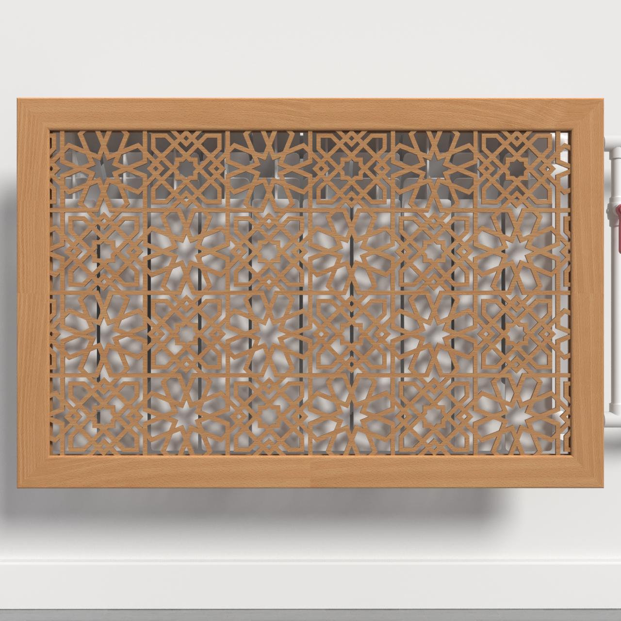 Решітка-екран на батарею SMARTWOOD 300 мм Бук Баварія (R20241105)