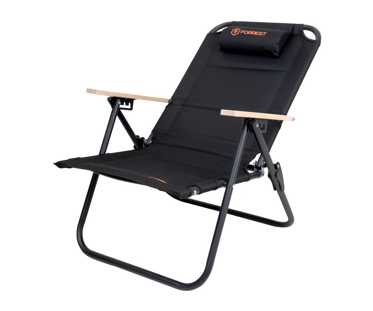 Кресло туристическое раскладное Forrest Optima+ Folding Comfort Chair Black XL (2564307604) - фото 2 Кресло туристическое раскладное Forrest Optima+ Folding Comfort Chair Black XL (2564307604) - фото 2