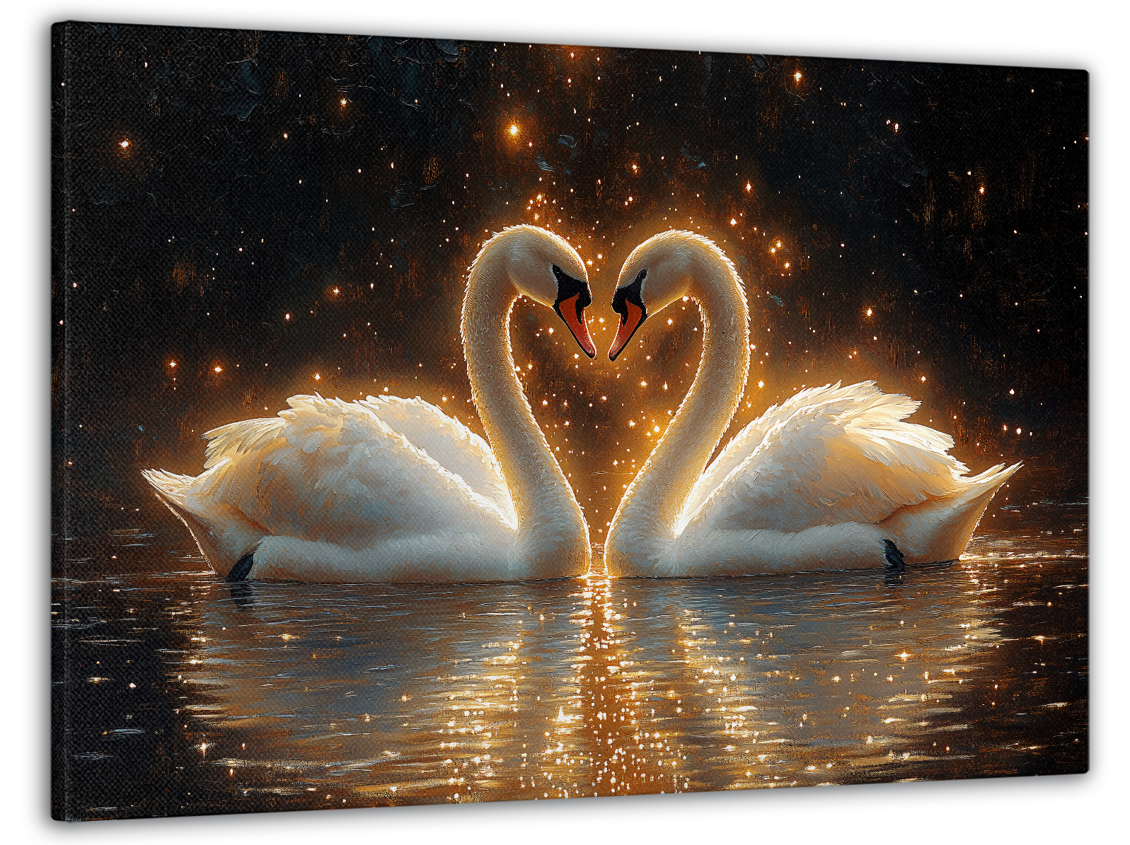 Картина на холсте Mako лебединая нежность 60x100 см (MK10581)