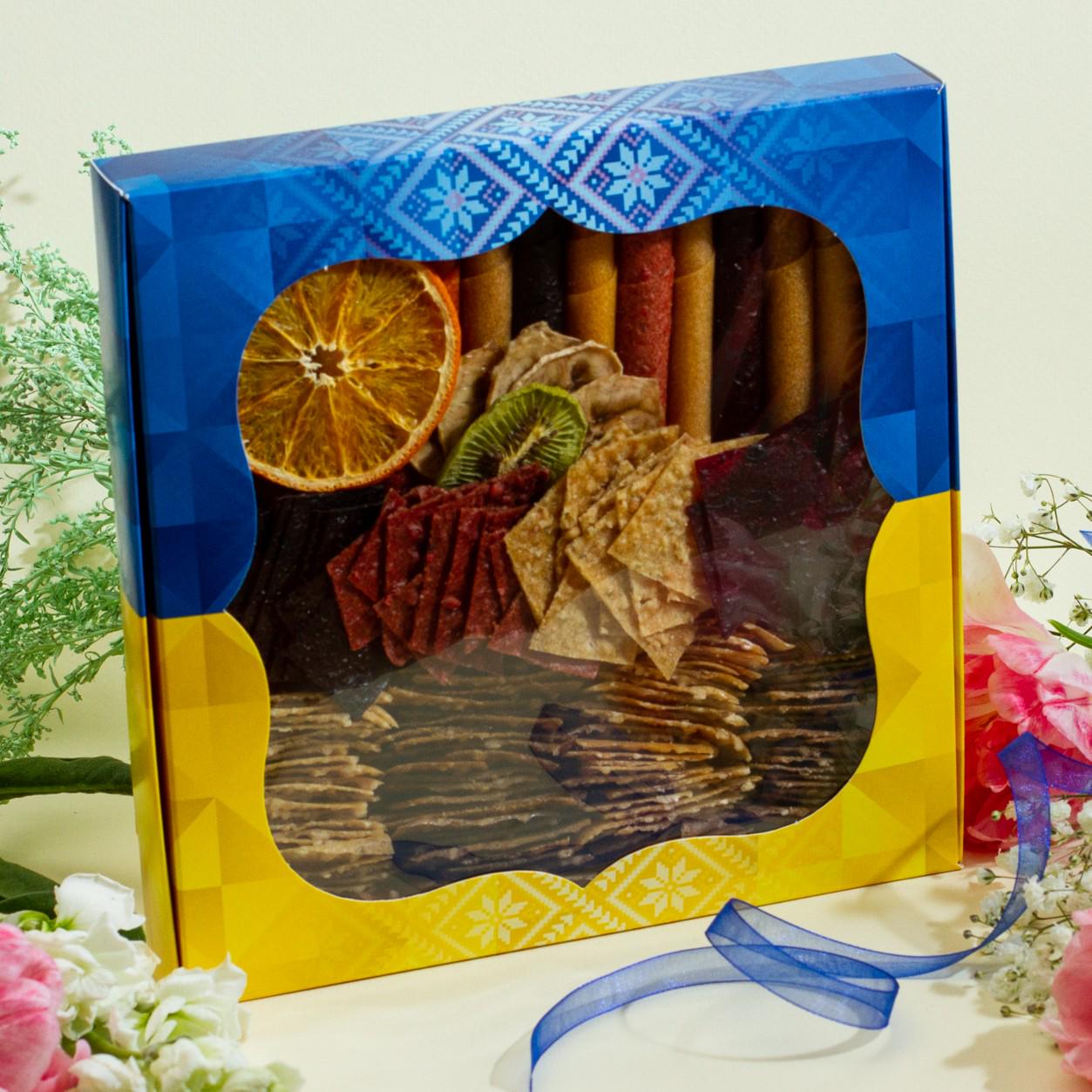 Набір пастили подарунковий Асорті прапор 450 г (FS-05005/7) Набір пастили подарунковий Асорті прапор 450 г (FS-05005/7)