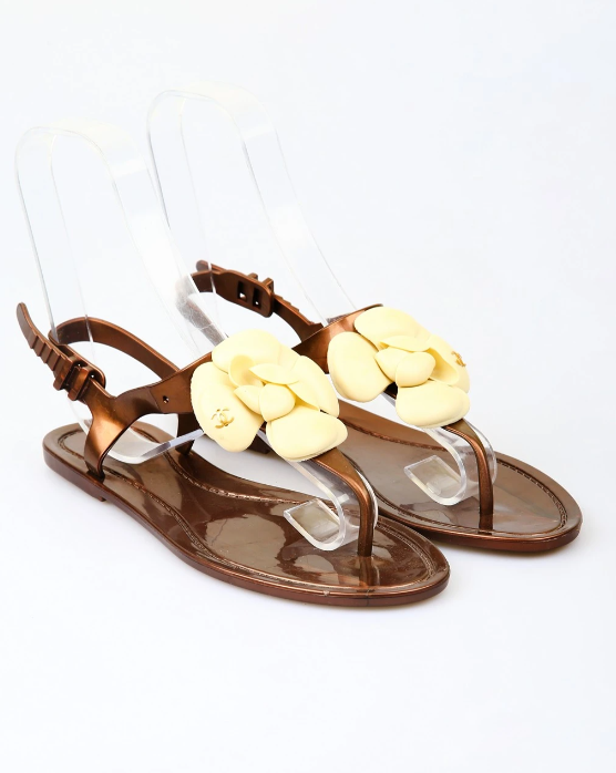 Босоножки шлепанцы женские пляжные р. 36 22,5 см Коричневый с белым (KG-7961) Босоножки шлепанцы женские пляжные р. 36 22,5 см Коричневый с белым (KG-7961)