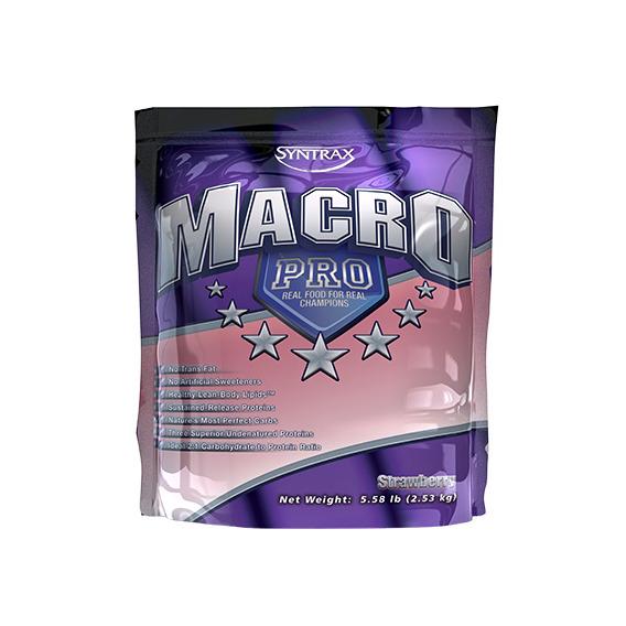 Гейнер Syntrax MacroPro 2530 г 20 порций Strawberry