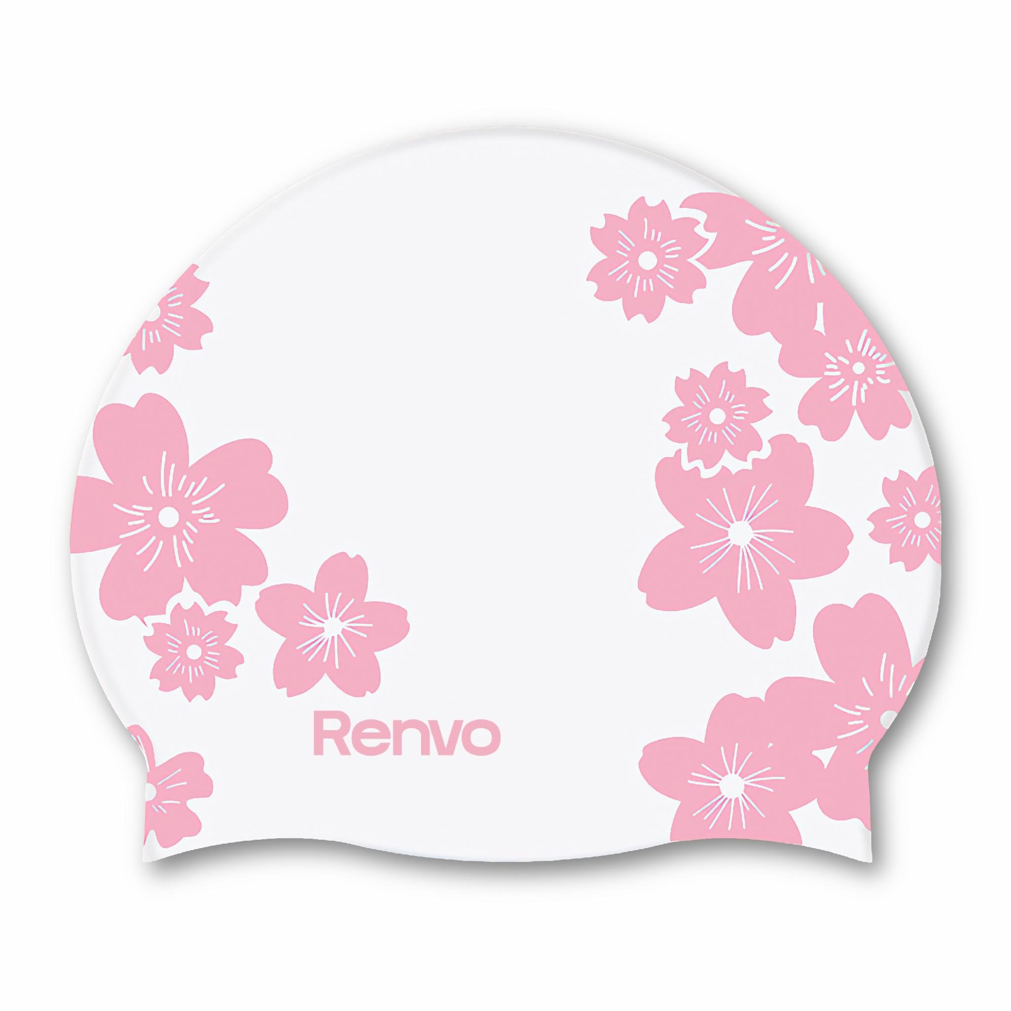 Шапочка для плавания взрослая Renvo Selva Белый/Розовый (2SC500-0305)
