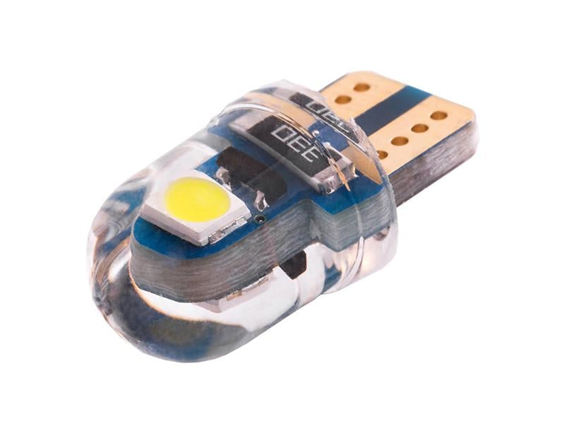 Автолампа светодиодная T10 W5W силикон 12 В 1 Вт SMD3030-2led Белый (2645) Автолампа светодиодная T10 W5W силикон 12 В 1 Вт SMD3030-2led Белый (2645)