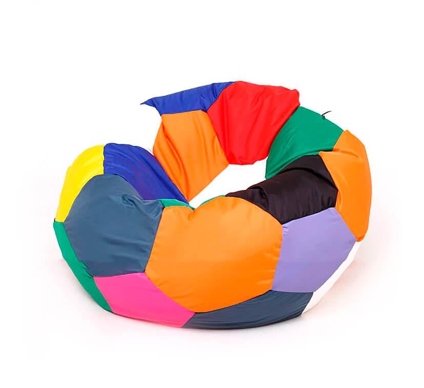 Крісло мішок SanchoBAG М'яч Шапіто Оксфорд 90х90 см Різнобарвний (kmm-1005-1-M-15)