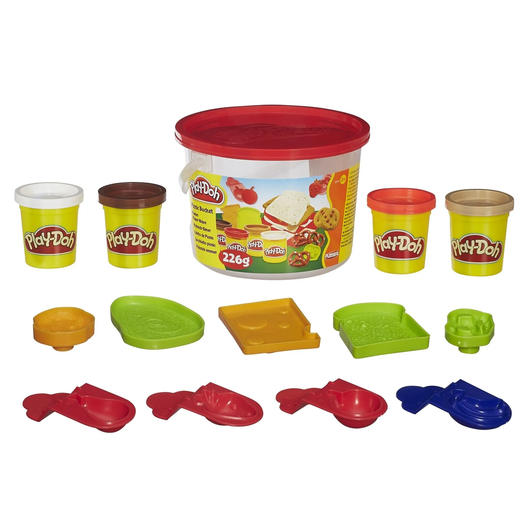 Набір для творчості Hasbro Play-Doh Пікнік міні-відерце (23414_23412)