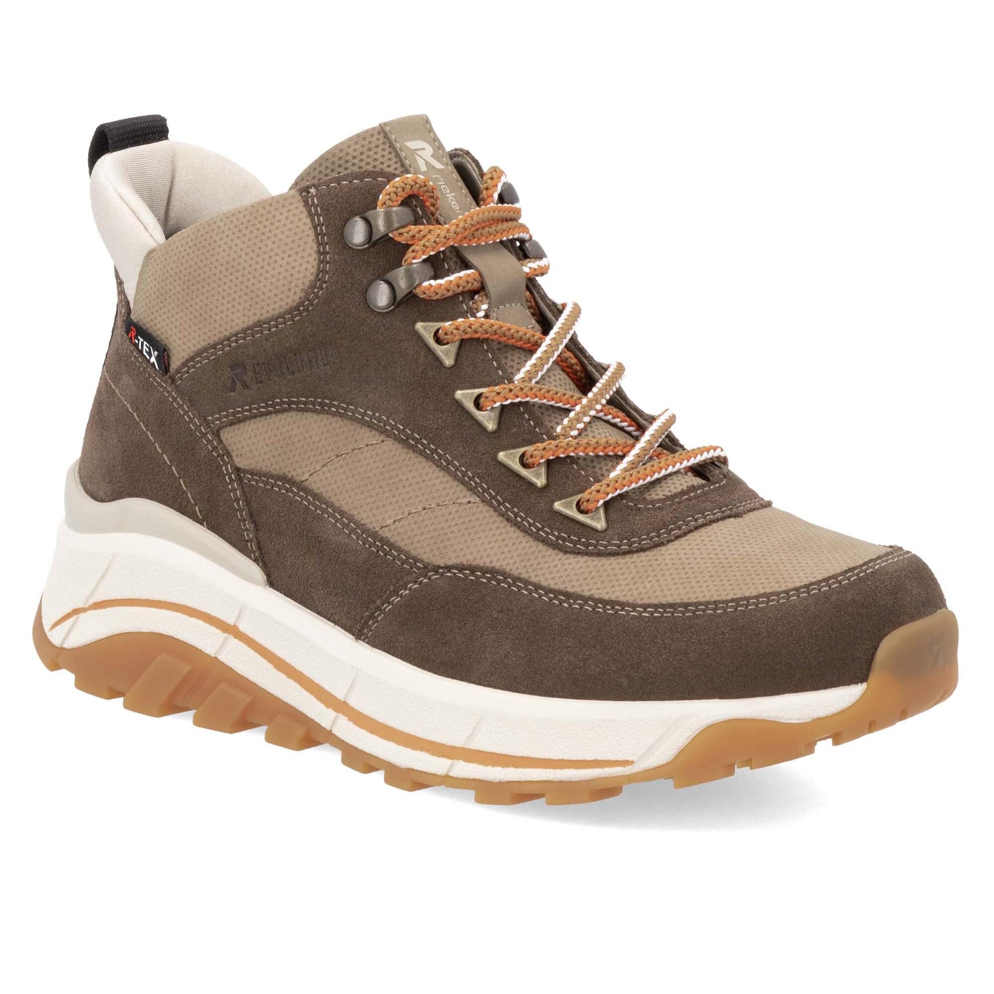 Ботинки женские осенние RIEKER Evolution спортивные р. 36 Коричнево-бежевый (056395-36)