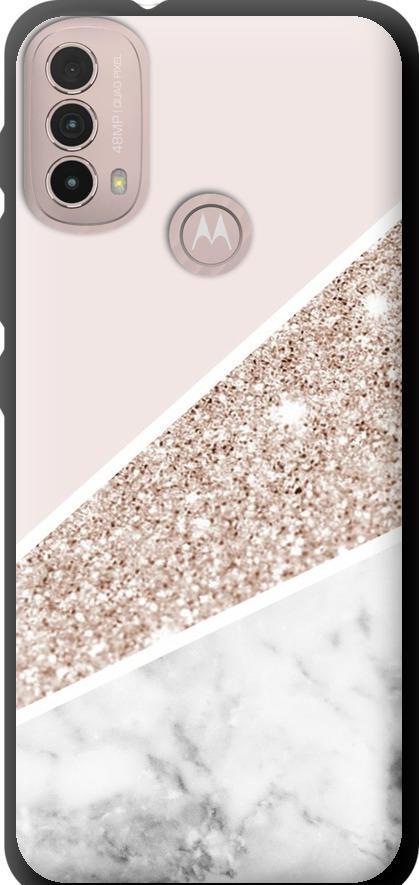 Чехол на Motorola E40 Пастельный мрамор (4342b-2660-42517)