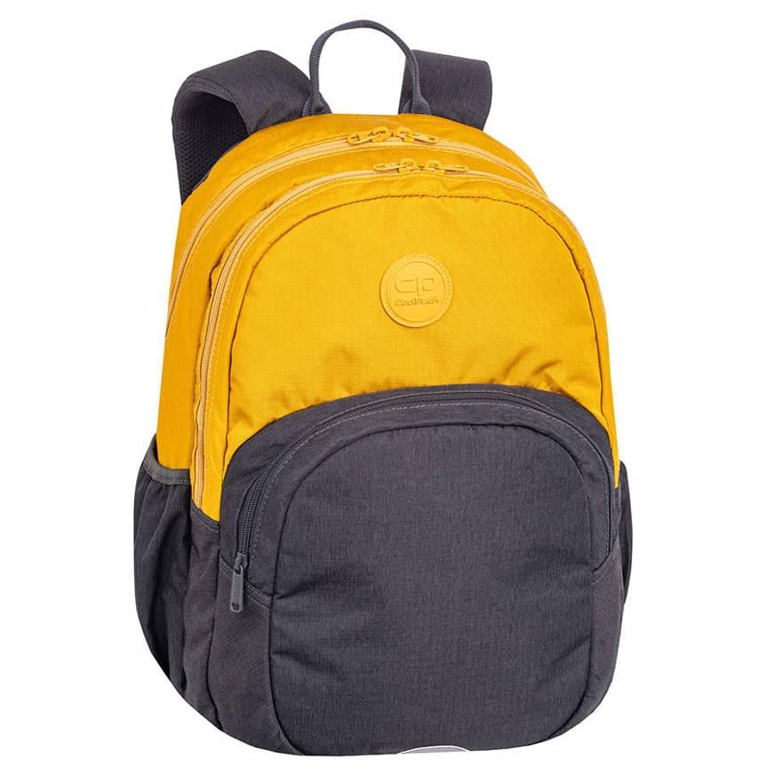 Школьный рюкзак Coolpack RIDER DUO COLORS Mustard / Grey 27 л 43х30х18 см