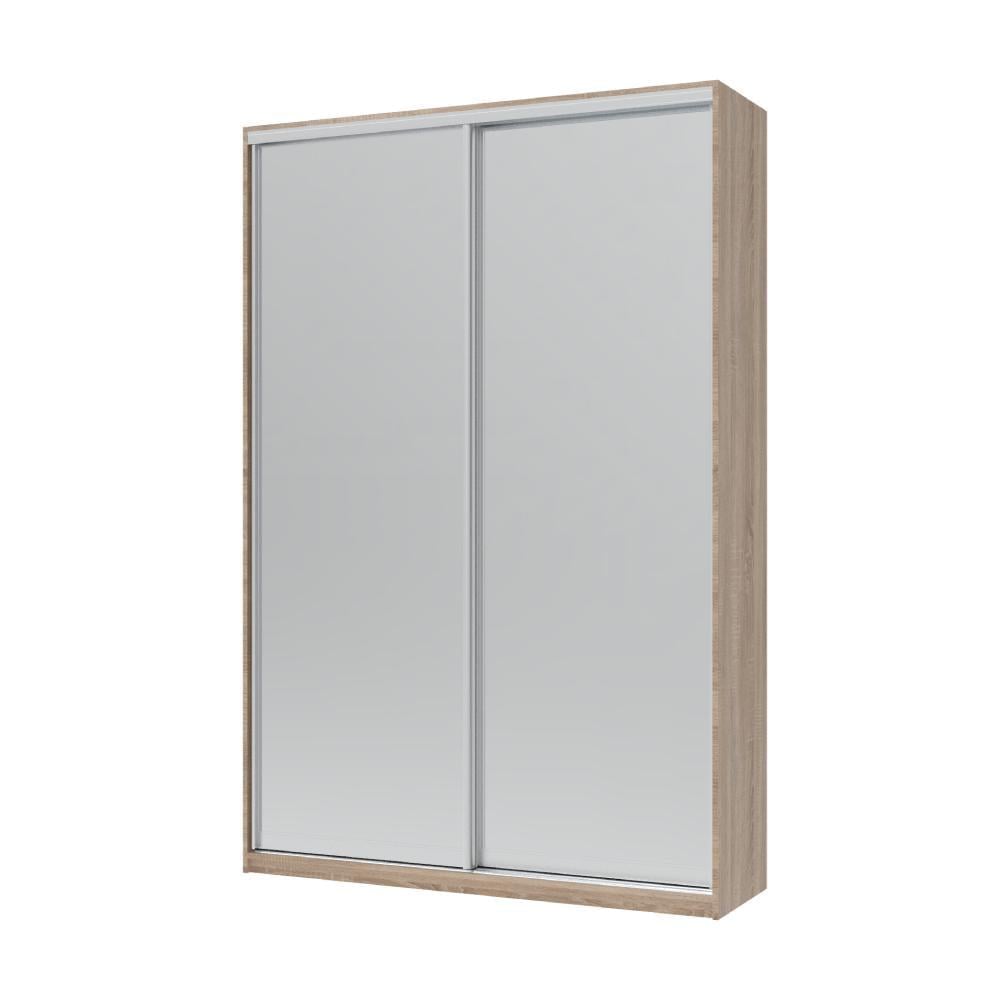 Шкаф-купе двухдверный Doros Сити Лайт Зеркала 150х45х225 см Дуб сонома 2 ( DRS-011087) - фото 1 Шкаф-купе двухдверный Doros Сити Лайт Зеркала 150х45х225 см Дуб сонома 2 ( DRS-011087) - фото 1