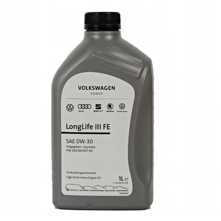 Моторное масло VAG Longlife III FE 0W-30 1 л (GS55545M2)