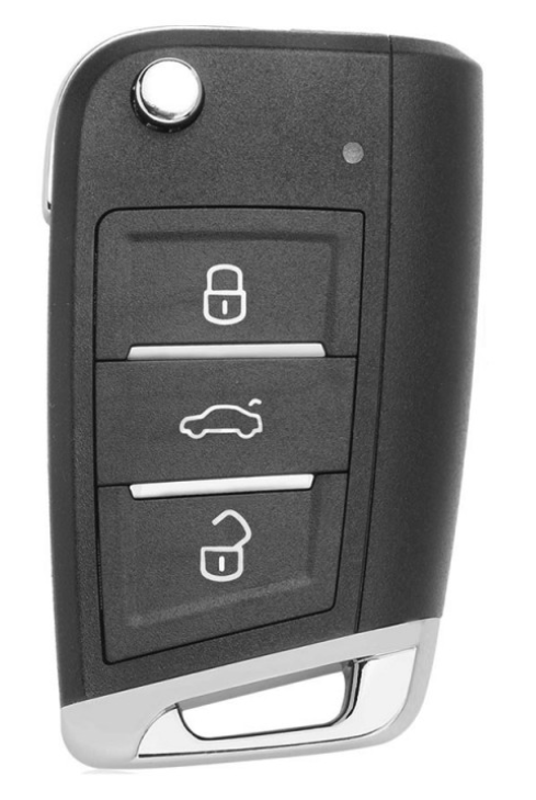 Корпус ключа выкидной на 3 кнопки для Skoda Octavia A7 5G6959752AB под лезвие 162T (18927574)