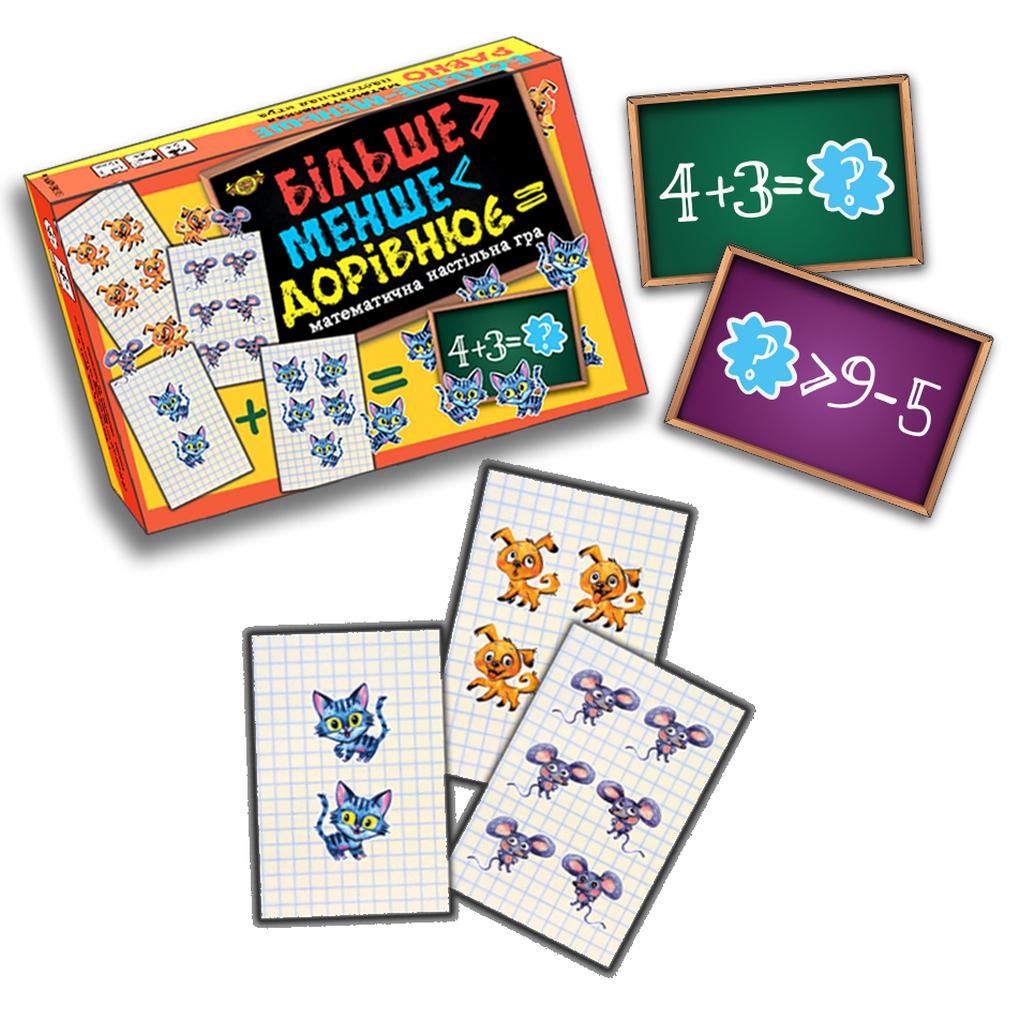 Настільна гра Майстер Більш-менш-рівно Різнокольоровий (SR-113-N-327)