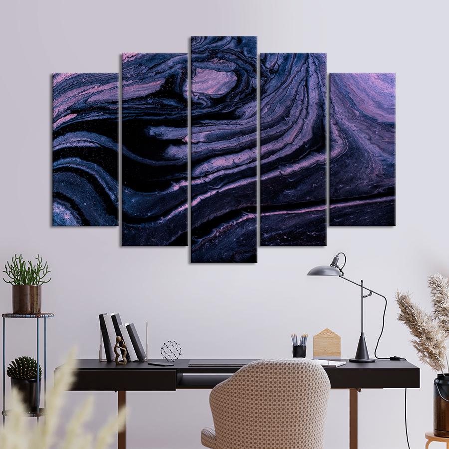 Картина Абстракция Окаменевший поток лавы 187x119 см (A966-5)