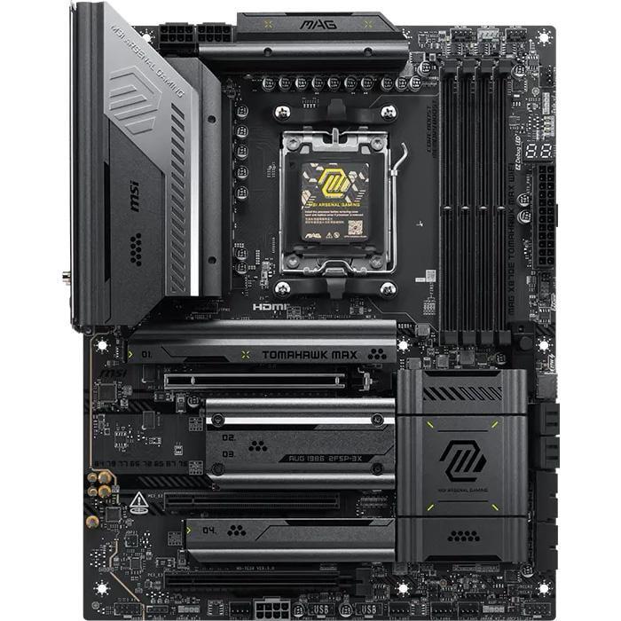Материнская плата MSI MAG X870E TOMAHAWK MAX Wi-Fi ATX sAM5 AMD X870E 4xDDR5 4xM.2 4xSATA HDMI 2xUSB4 5GbE Black