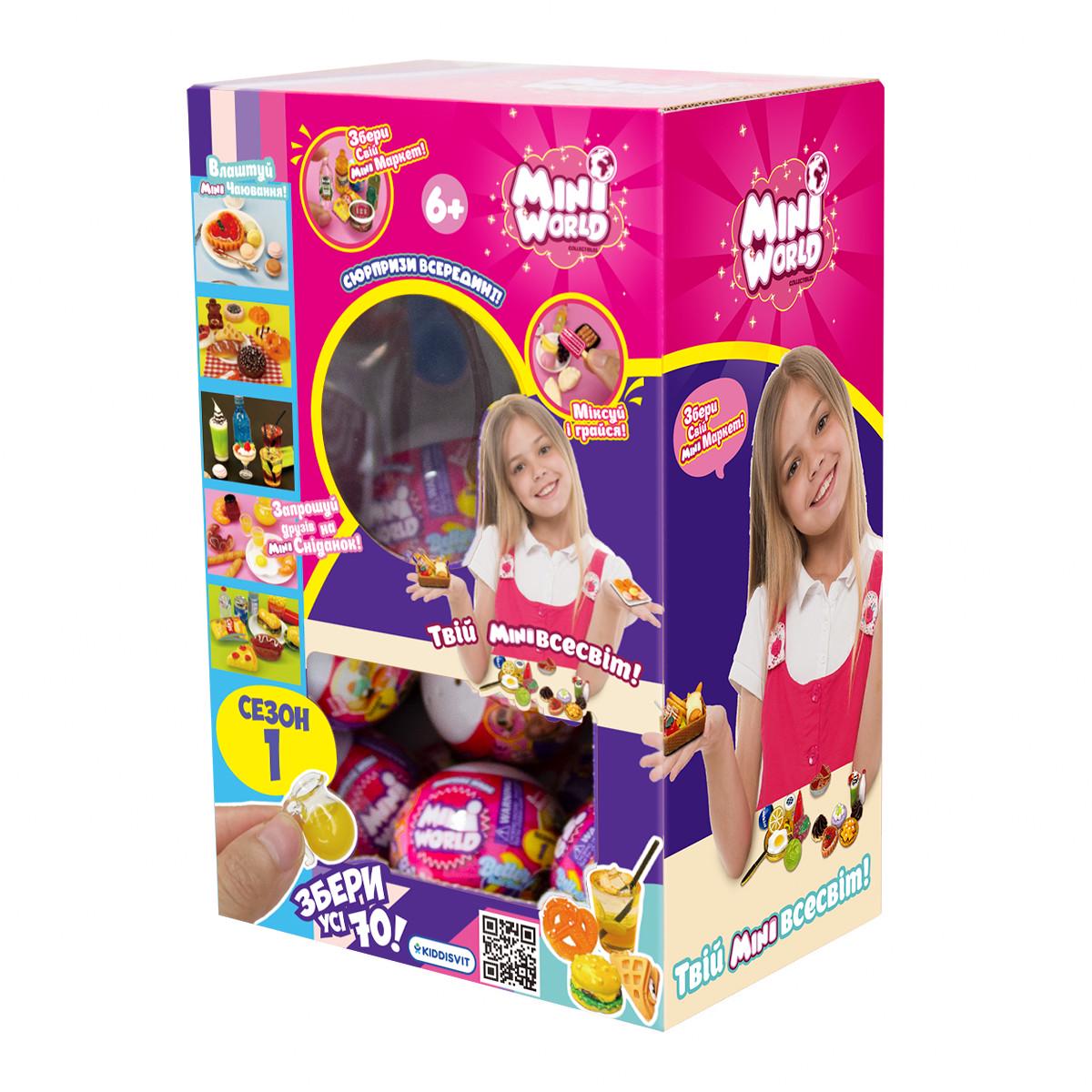 Дисплей игровых наборов с сюрпризом Mini World Пикник 24 шт. (2305003-CDU-ks)