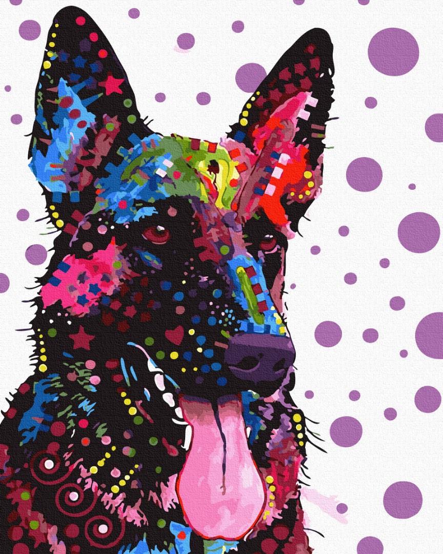 Картина по номерам Brushme GX30867 Красочный Рекс 40х50 см (1399723601)