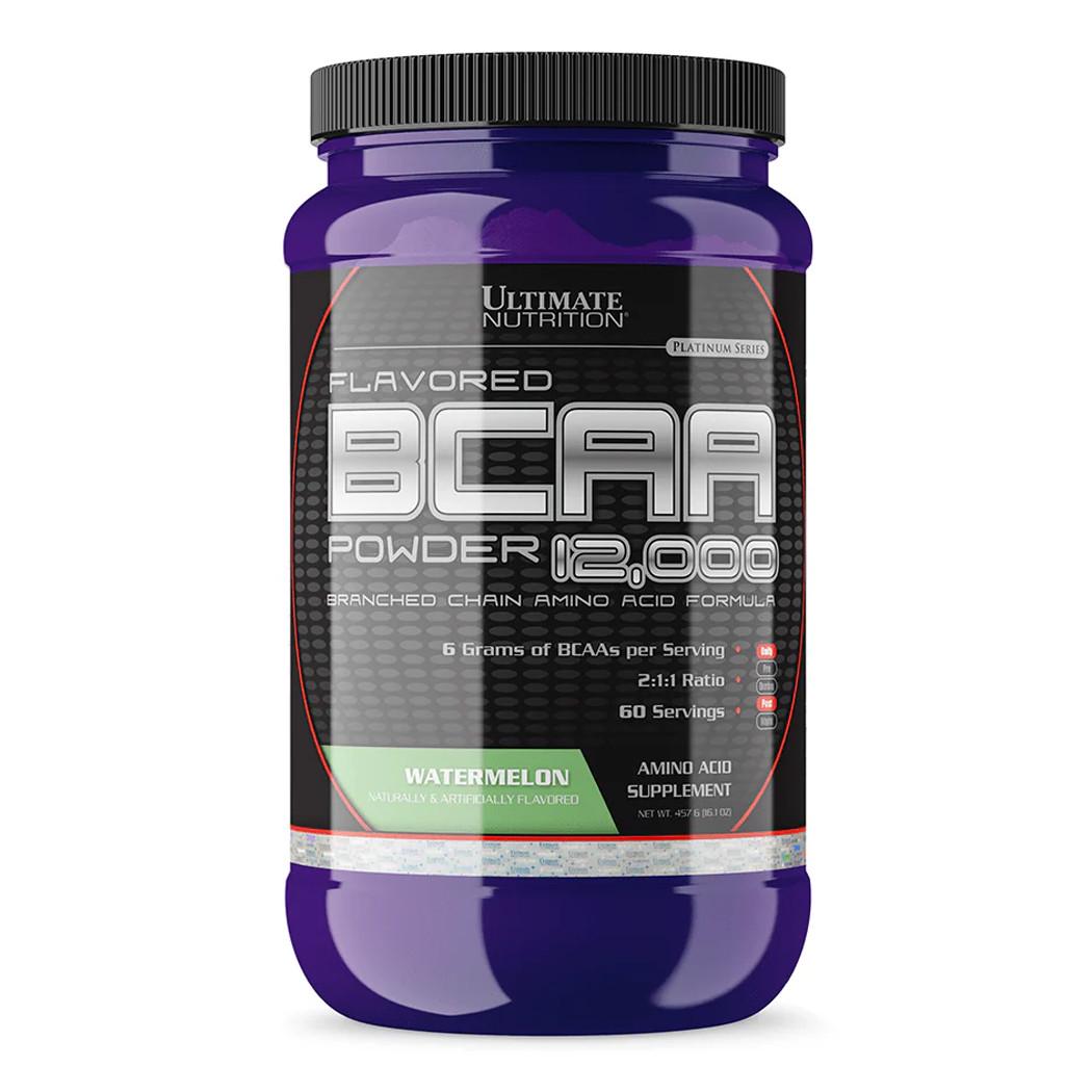 Аминокислота Ultimate Nutrition BCAA 12,000 Powder Арбуз 457 г (01991-07)