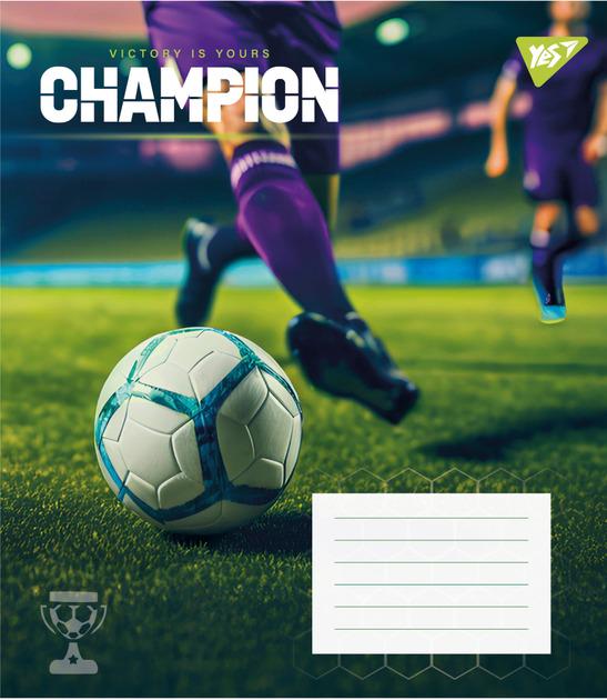 Тетрадь ученическая школьная YES Champion А5/24 кл. (767823) Тетрадь ученическая школьная YES Champion А5/24 кл. (767823)