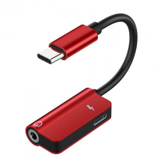 Адаптер Alitek USB type-C male - 3,5 мм + USB type-C female (1134294662)
