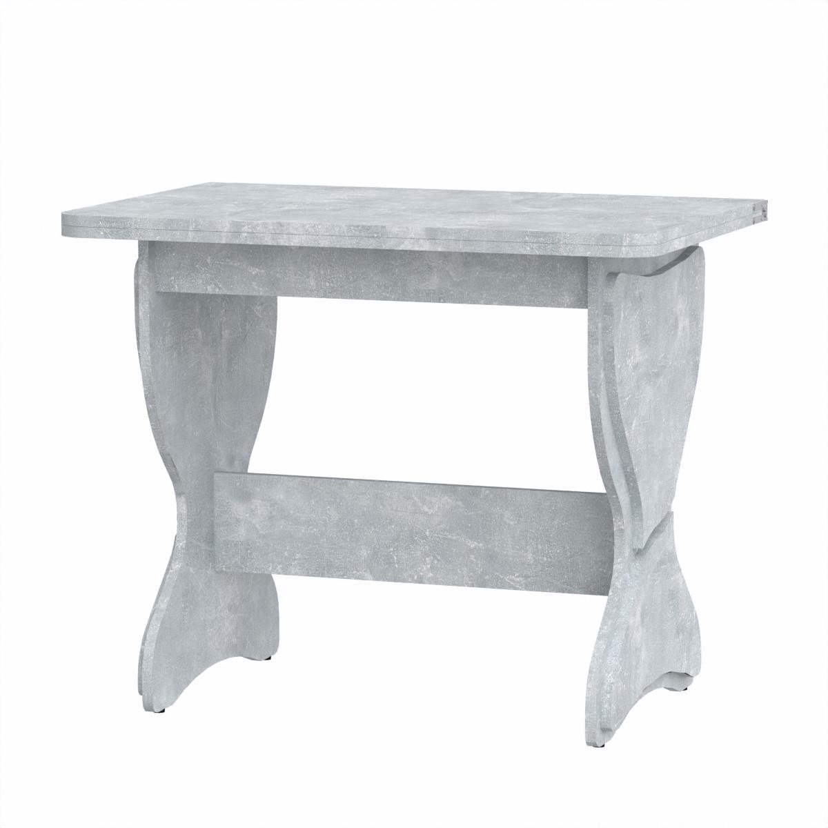 Стіл кухонний розкладний Компаніт КС 4 90х59х73,2 см Бетон (66f00be3e46f9163b5262a44)