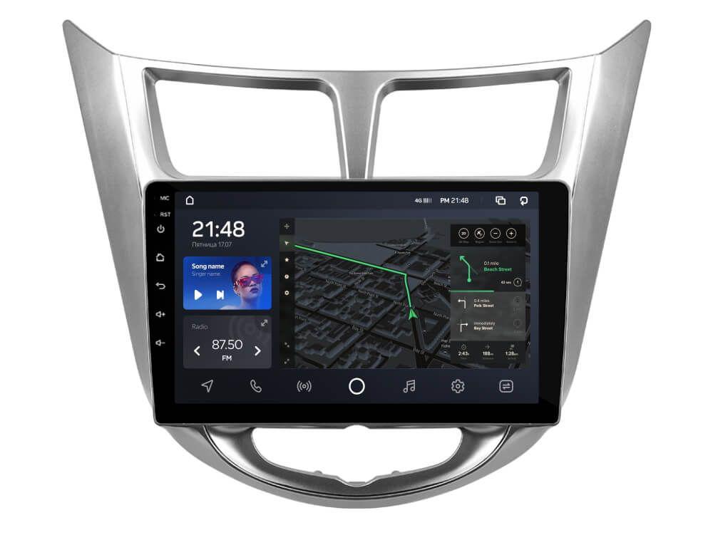 Штатна магнітола AMS T910 6+128 Gb Hyundai Solaris 1 2010-2016