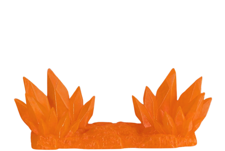 Тримач контролера Creative Family "Кристали" 24,5 см Помаранчевий неон