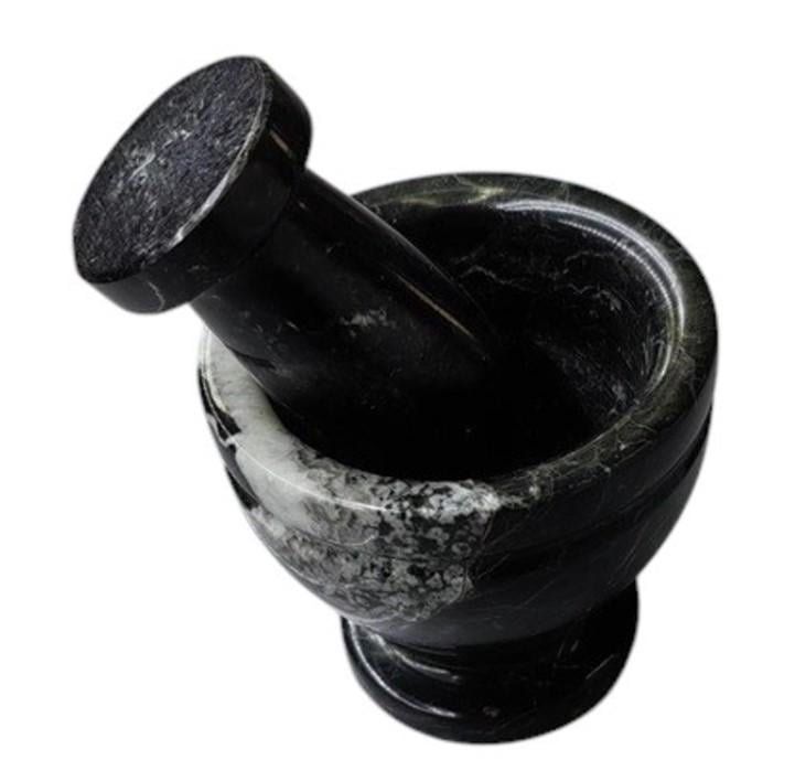 Ступка для специй мраморная Dynasty 5х5 см Черный (aa36da8b)