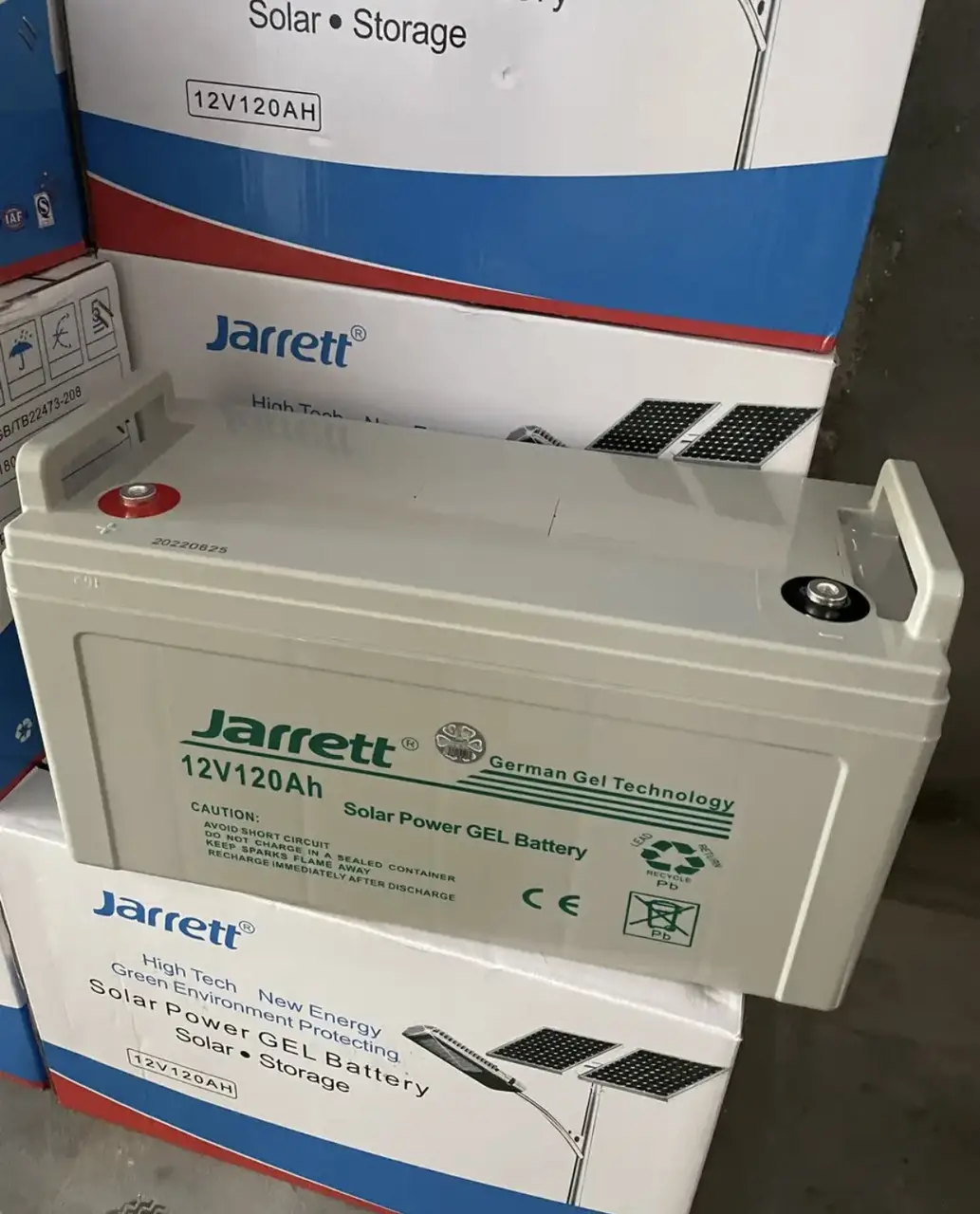 Батарея акумуляторна для сонячних панелей Jarrett GEL Battery 120 Ah 12V - фото 2