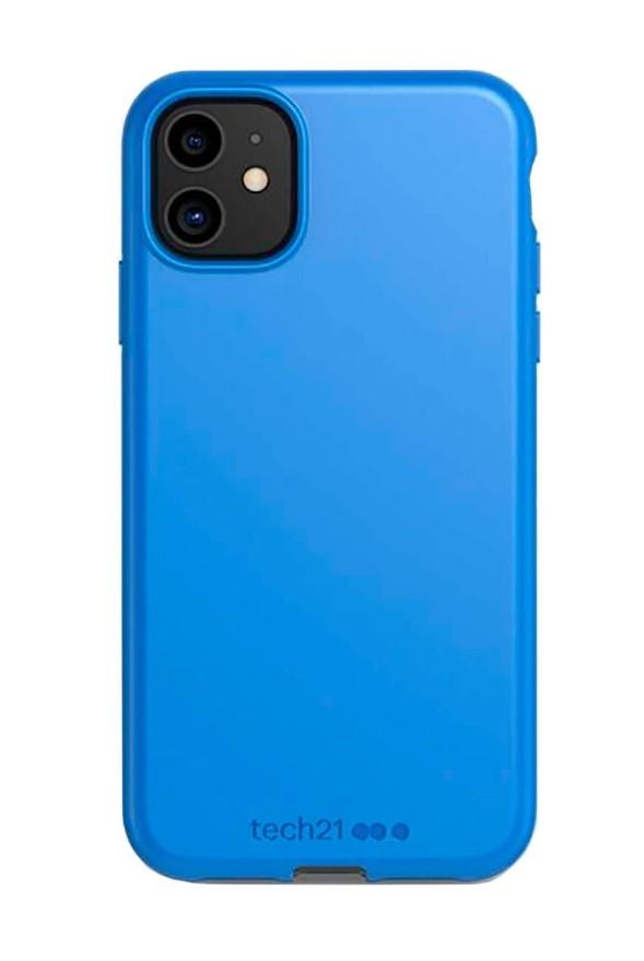 Противоударный чехол с антимикробным покрытием Tech21 Studio Colour для Iphone 11 (6,1") Bold From The Blue