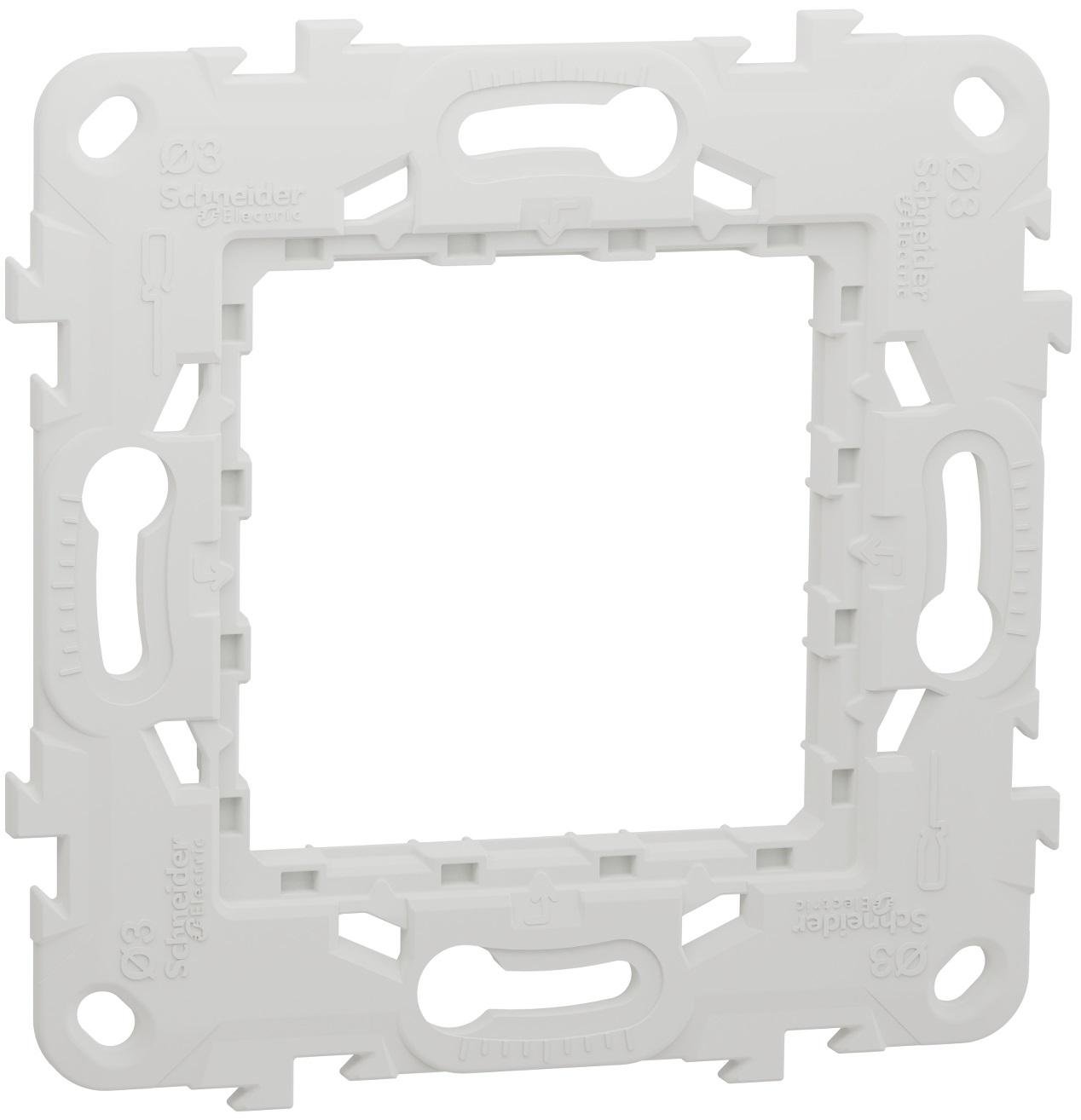 Суппорт Schneider Electric Unica Zamak 2 модуля (NU7002)