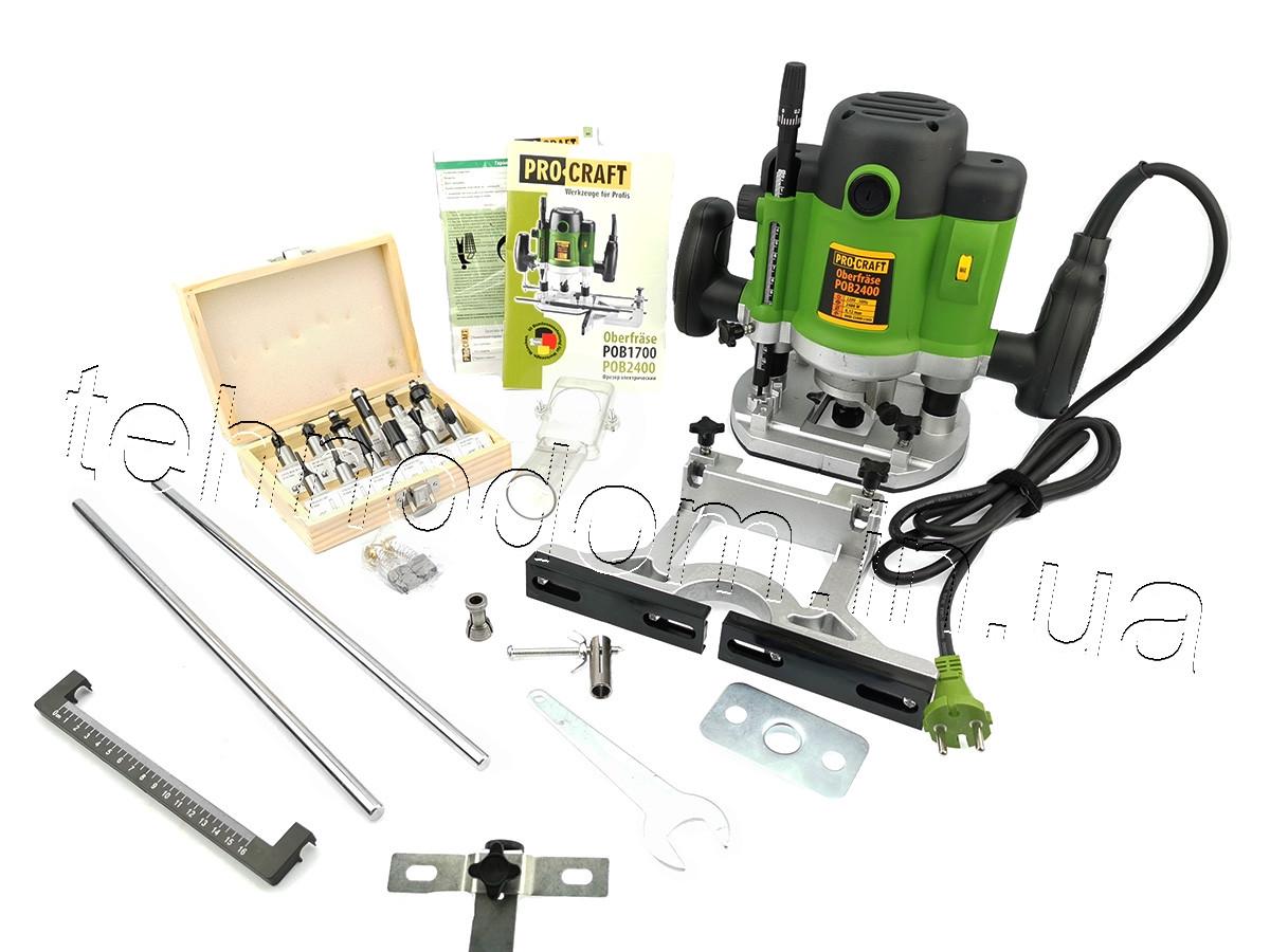 Фрезер Procraft POB-2400 з набором фрез - фото 9 Фрезер Procraft POB-2400 з набором фрез - фото 9