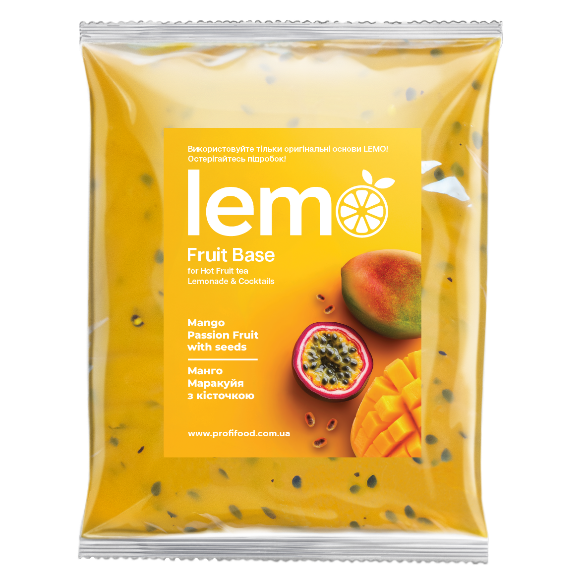 Концентрат Lemo чай пюре манго/маракуя с зернышками 1 кг (11486891)