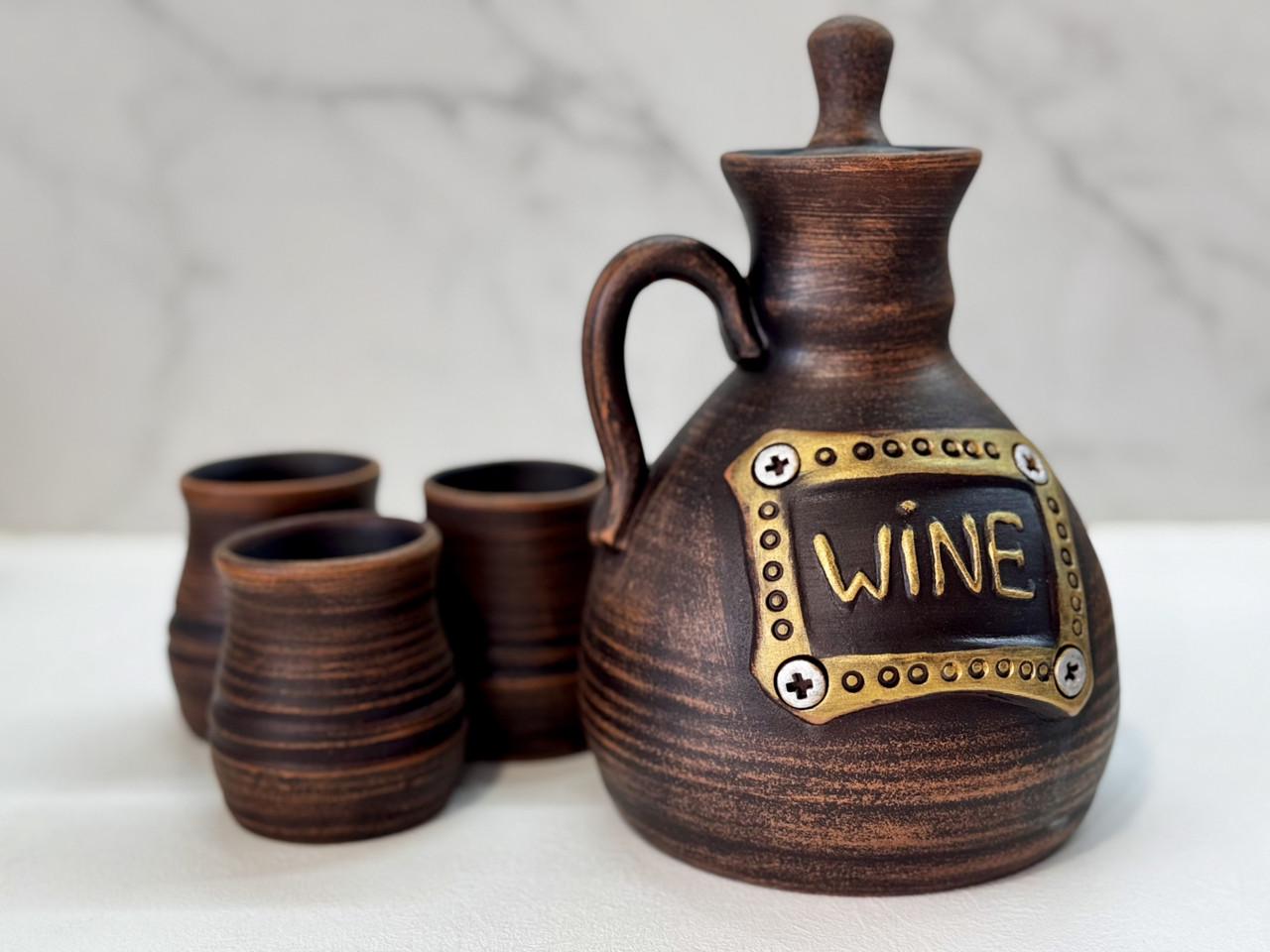 Набір винний штоф 700 мл і келихи 100 мл (2632728080) - фото 7