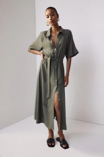 Платье H&M 1217576П M Хаки