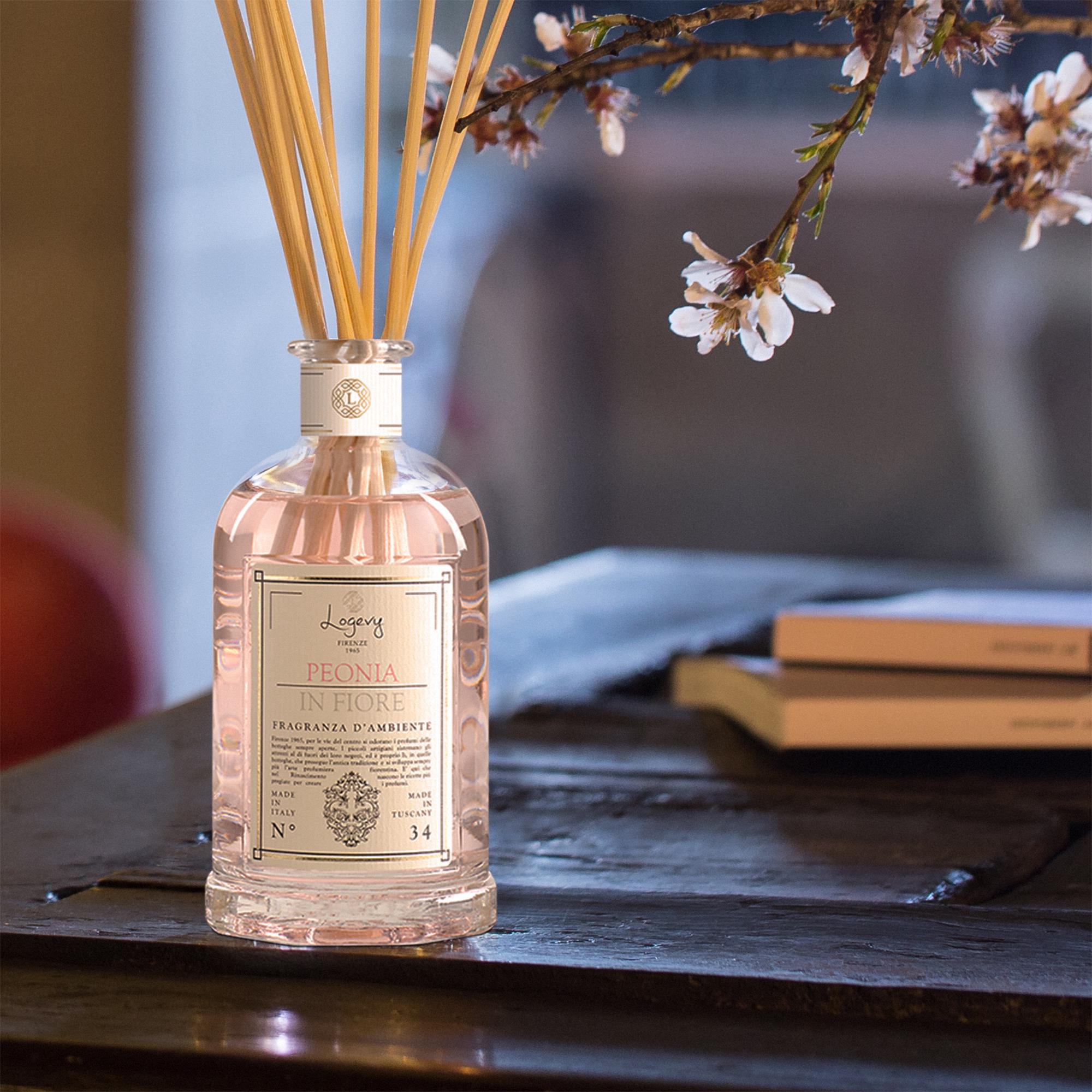 Аромадифузор Logevy Firenze Peonia in Fiore Квітка Піона 100 мл (LOG0201) - фото 9 Аромадифузор Logevy Firenze Peonia in Fiore Квітка Піона 100 мл (LOG0201) - фото 9
