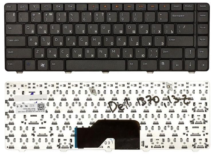 Клавиатура для ноутбука Dell Inspiron 1370/13Z Black