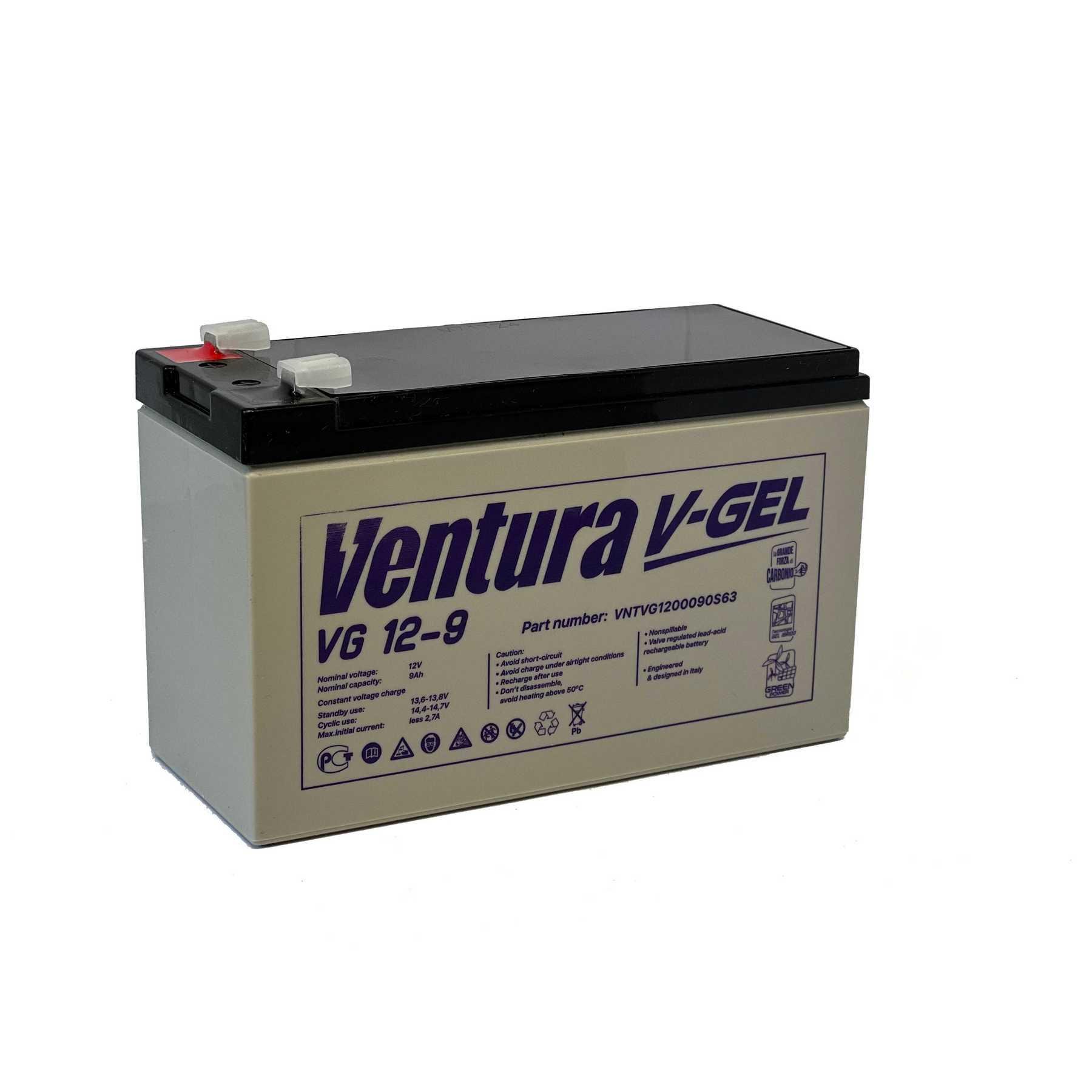 Акумулятор для ДБЖ Ventura VG12-9V-Gel 12 В 9 Аг