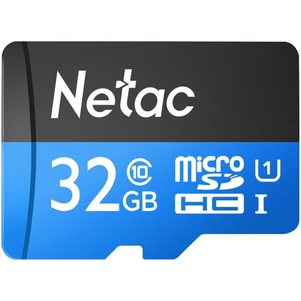 Карта пам'яті Netac 32GB microSD class 10 UHS-I U1 (NT02P500STN-032G-S)