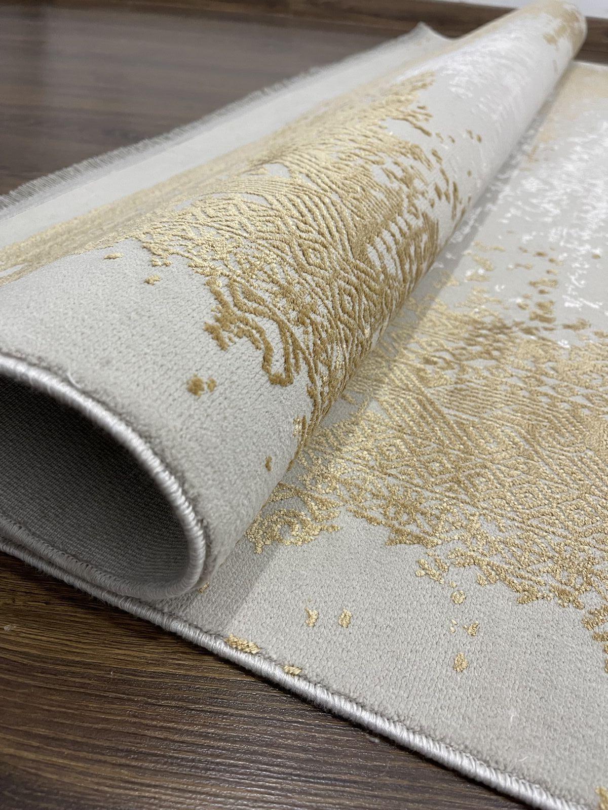 Килим Capella 5997E 1,6х2,3 м Light Grey/Yellow (6380-12) - фото 7