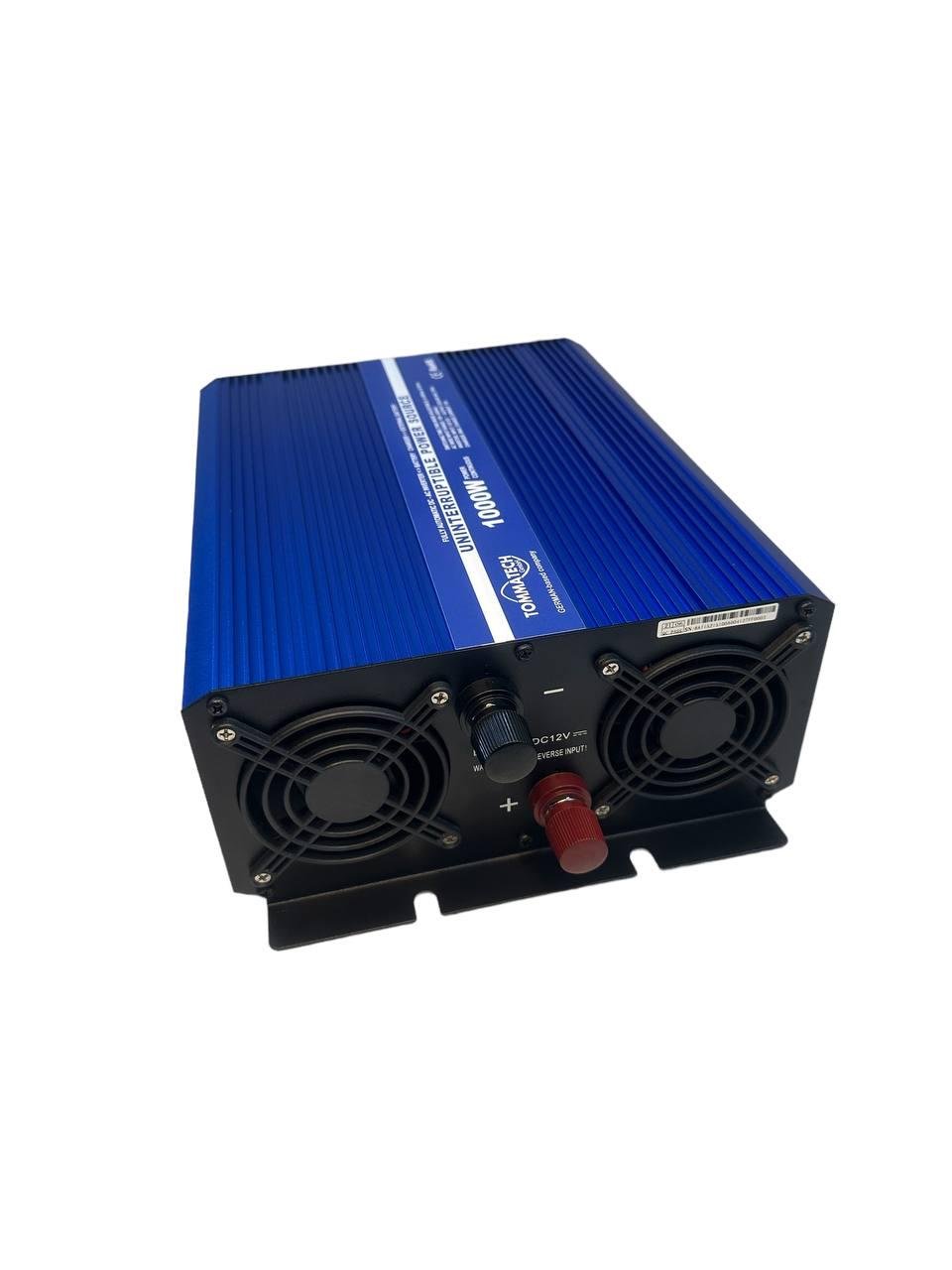 Перетворювач струму TommaTech UPS чиста синусоїда кабель живлення 1000 Вт (357484856959)