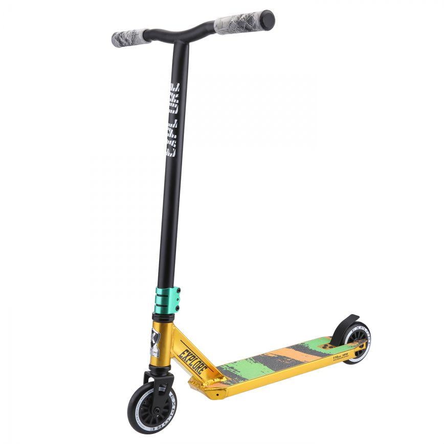 Самокат трюковый Explore PRO OX Золотой