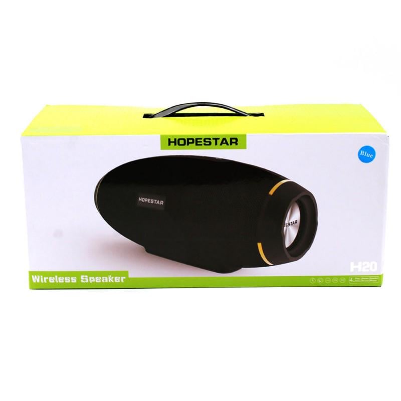 Портативна Bluetooth колонка Hopestar Black H20 Чорний (MD-13481) - фото 6