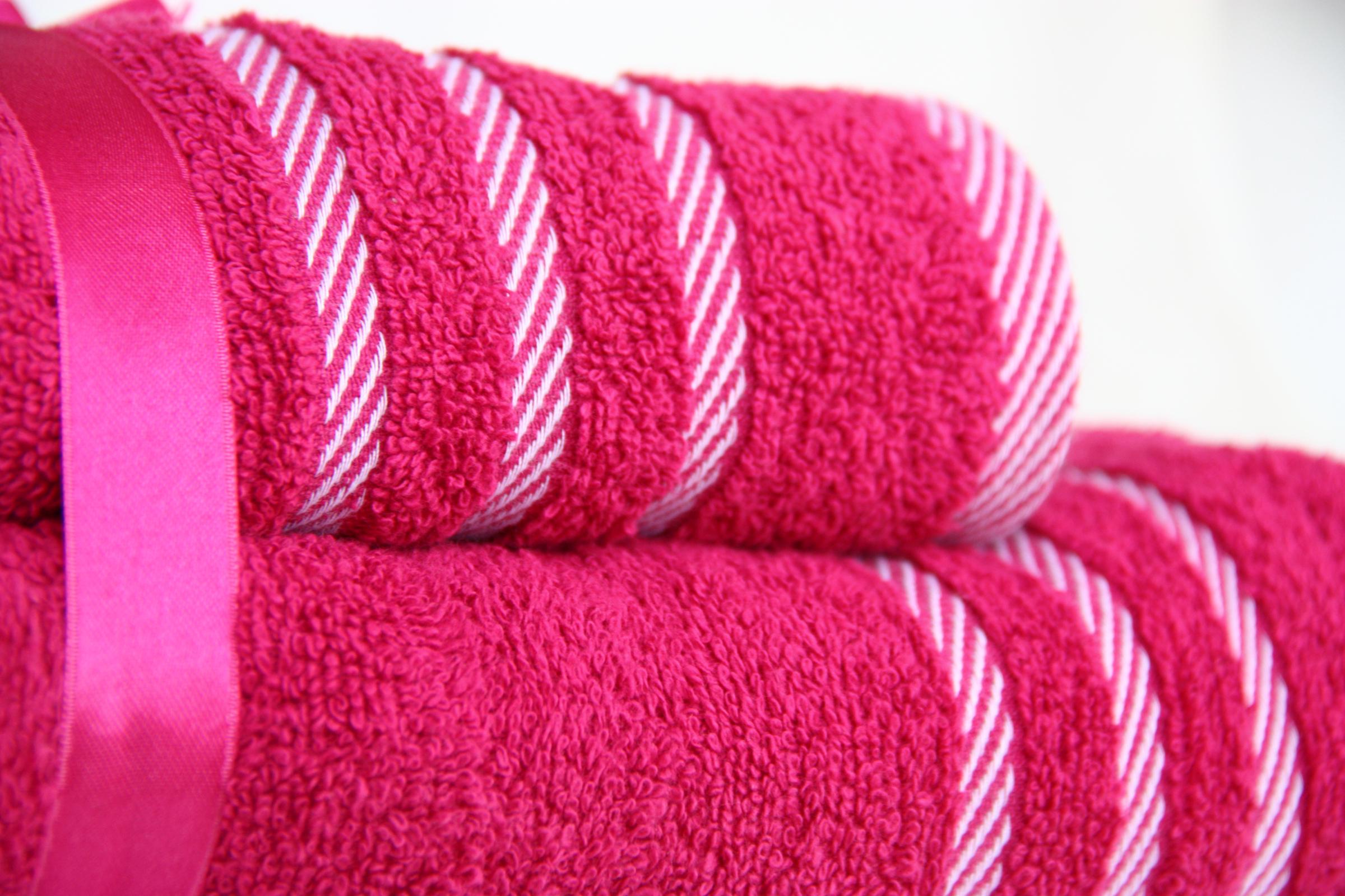 Набір рушників Rubin Stripe2 50х90 см/70х130 см Fuchsia (2200000604125) - фото 3