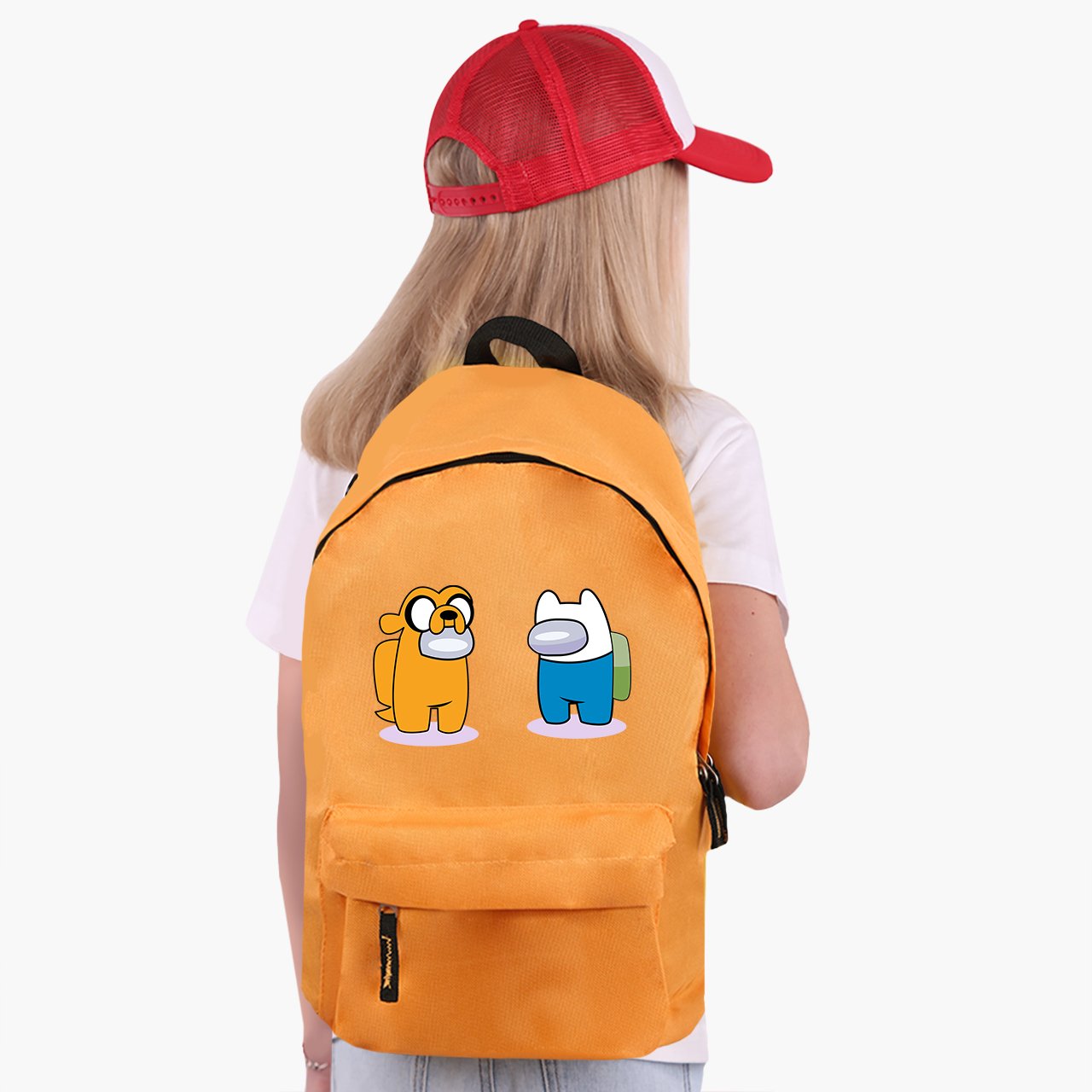 Рюкзак детский Among Us Adventure Time Finn & Jake Оранжевый (9263-2414-OG) - фото 2