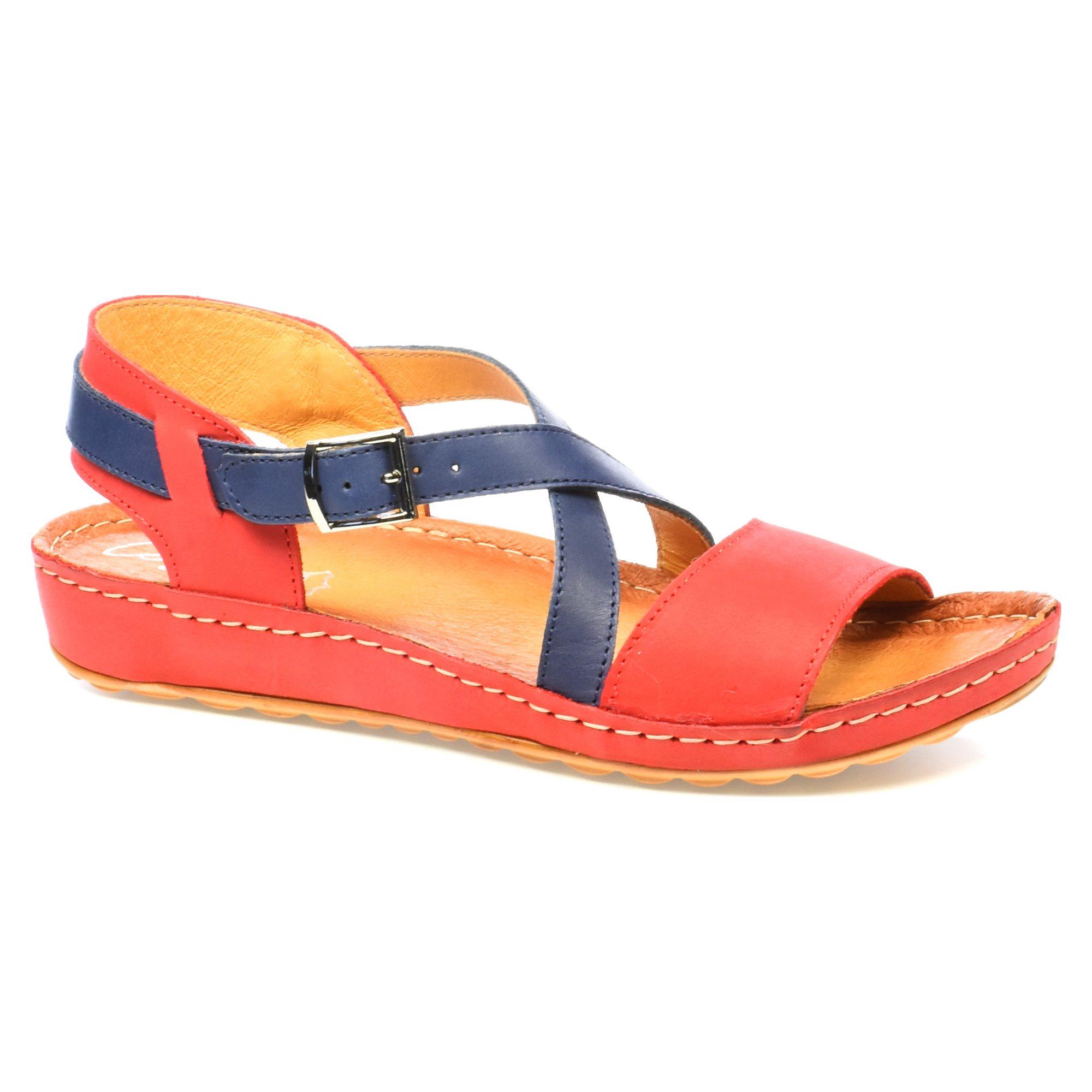 Сандалии женские Contes р. 37 Красный/Синий (069386-37)