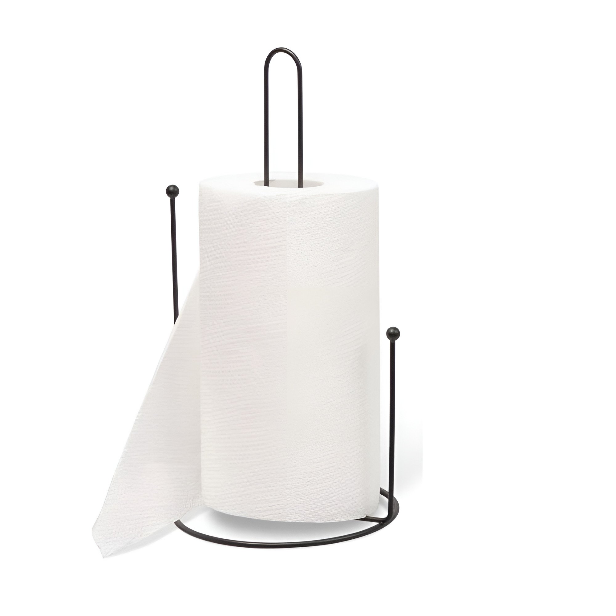 Держатель для бумажных полотенец Stenson TL00390 из крашеного железа 16х15х31 см Черный (ae518d56) - фото 2 Держатель для бумажных полотенец Stenson TL00390 из крашеного железа 16х15х31 см Черный (ae518d56) - фото 2