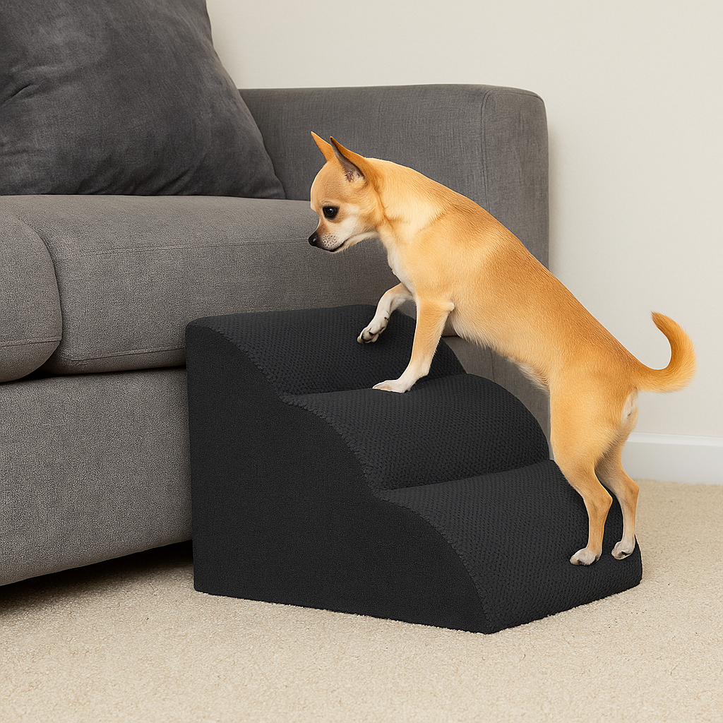 Сходинки для собак та котів м'які 40х36х60 см Сірий (30644252)