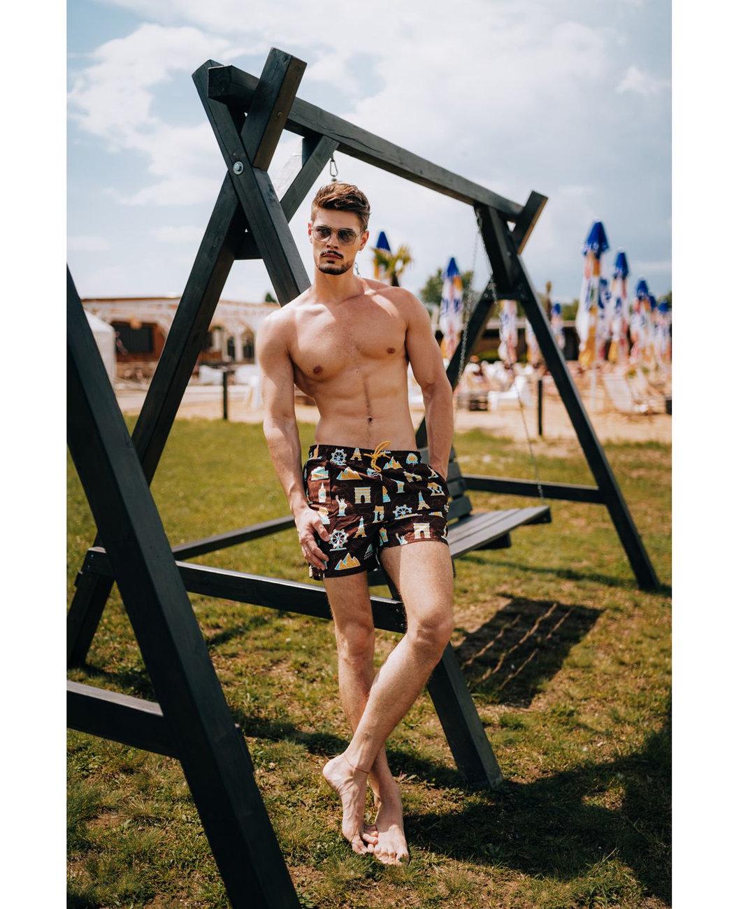 Шорти пляжні чоловічі Frogies Travel FROGSWIMSTRAVEL M Коричневий (9911111189236) - фото 3 Шорти пляжні чоловічі Frogies Travel FROGSWIMSTRAVEL M Коричневий (9911111189236) - фото 3